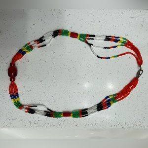 Handmade beaded necklace